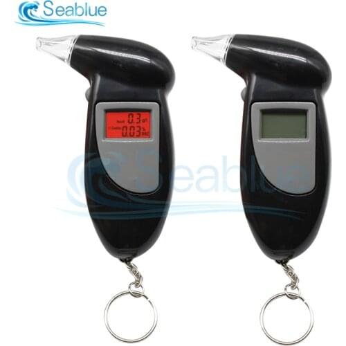 1Pcs Handheld Backlight Digital Alcohol Tester Digital Alcohol Breath Tester Breathalyzer Analyzer LCD Detector Backlight Light