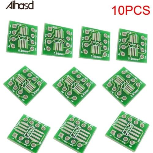 10PCS SOP8 SSOP8 TSSOP8 to DIP8 Interposer Module PCB Board Adapter Plate