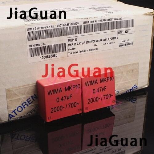 2PCS RED WIMA MKP10 0.47UF 2000V p37.5mm original new MKP-10 474/2000V audio 470nf 2KV film 474 1700VAC PCM37.5 hot sale