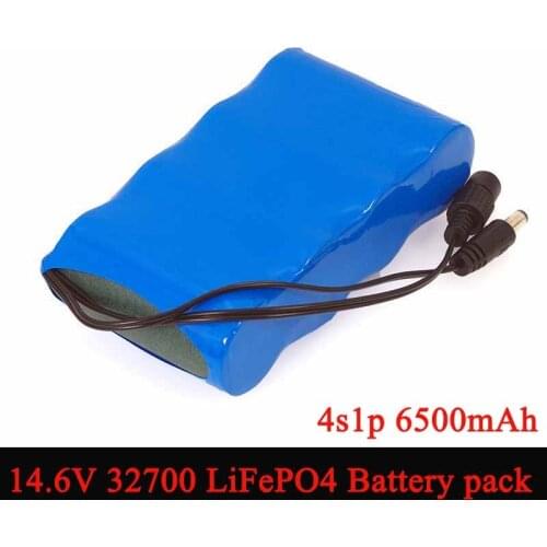 14.6V 10v 32700 LiFePO4 Battery pack 6500mAh High power discharge 25A maximum 35A for Electric drill Sweeper batteries