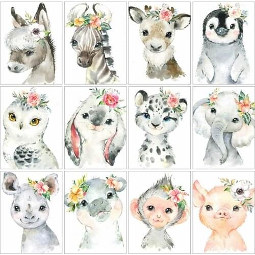 5D Diy Full Square & Round Diamond Painting Cross Stitch Animals Decor for Home Handicraft Mosaic Full Display Owl Diamond Art