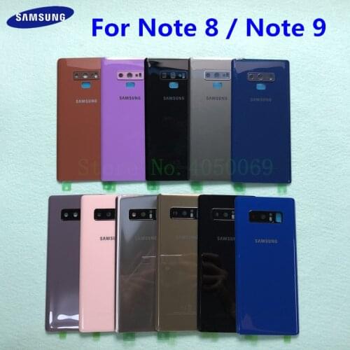 SAMSUNG Galaxy Note 9 N960 SM-N960F Note 8 N950 SM-N950F Glass Back Battery Housing Repair Cover Rear Door Case Replacement