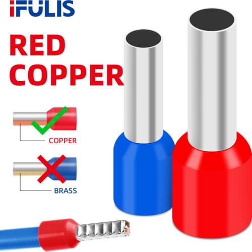 VE European Terminal Pin Terminal Tube Type Wiring Connector E7508 E2508 E1008 E1508