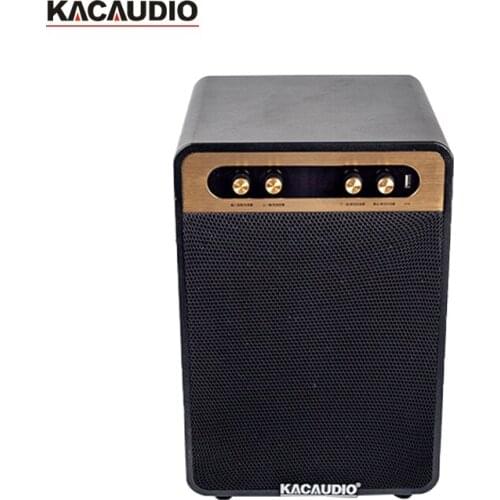 Indoor Professional Theater Home 8 Inches Black Party Audio BT Speakers