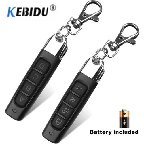 Kebidu Universal 433Mhz Wireless Cloning Remote Control 4 Buttons Remote Control Duplicator Electric Cloning Gate Garage Door