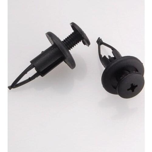 BBQ@FUKA 40Pcs Car Bumper Cover Push Type Clip 90467-09101 Car Clips Retainer Fastener Fit For Toyota Lexus Car Accessory