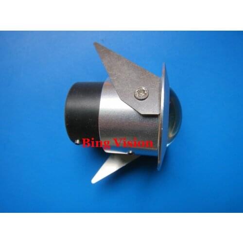 Optical fiber lighting end fixture for ceiling or cabinet fiber lighting