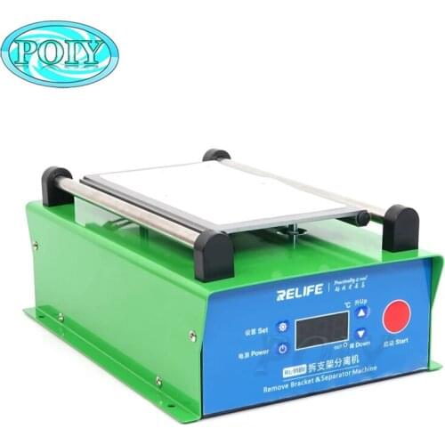 RELIFE RL-918V Screen Vacuum Separator Machine LCD Screen Separator Max8.5 inches for Phone Repair Heating Split Screen Platform
