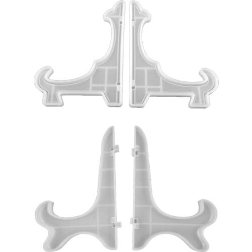 U90E Desktop Storage Stand Epoxy Resin Mold Jewelry Display Shelf Rack Silicone Mould