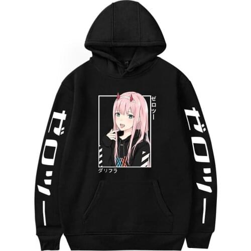 2021 New DARLING In The FRANXX Sweatshirt Anime Hoodie Zero Two Hoodies 3D Sweatshirts Cute Boys Girl Pullover Clothes Men/Women