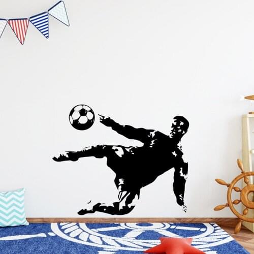 Cartoon football Vinyl Wallpaper Roll Furniture Decorative For Kids Rooms Decoration Wall Art MURAL Drop Shipping