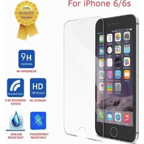 0.3mm 2.5d arc Tmpered Glass Screen Protector For Iphone 6 6s 4.7 "Protective Front Film Free Shipping