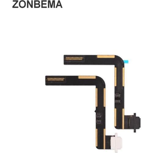 ZONBEMA 50pcs/lot Charger Charging Port Dock USB Connector Flex Cable Ribbon For iPad 5 Air replacement parts