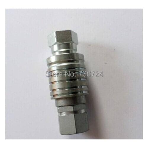 15 set (30pcs=15Male+15Female) 3/8" carbon steel push and pull type hydraulic quick couplings quick coupler fitting