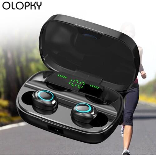 3500mAh Power Bank TWS Headphone LED Bluetooth 5.0 Earphone 8D Headphones Wireless HIFI Stereo Earbuds Gaming Headset With Mic