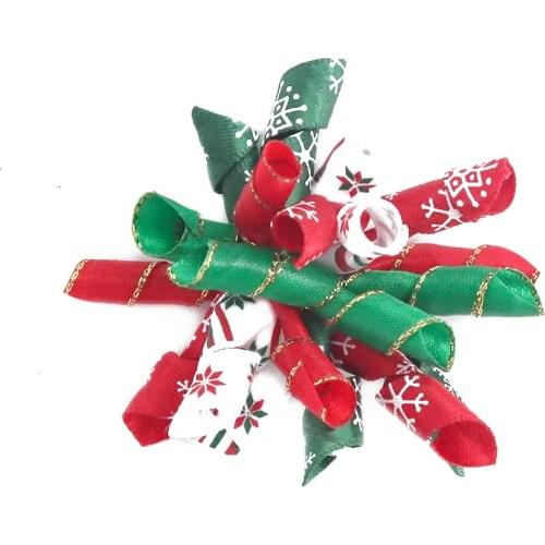 50 Pcs Handmade Dog Bows New Design Bubble Christmas Whip Ribbon Dog Grooming Bows 6025003 Pet Accessories Wholesale