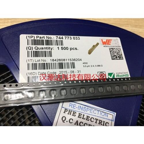 744773033 WE-PD2 CD43 3R3 3.3UH 2A 4.5 X4X 3. 2MM Wurth Power Inductors (contact us to get VIP price)