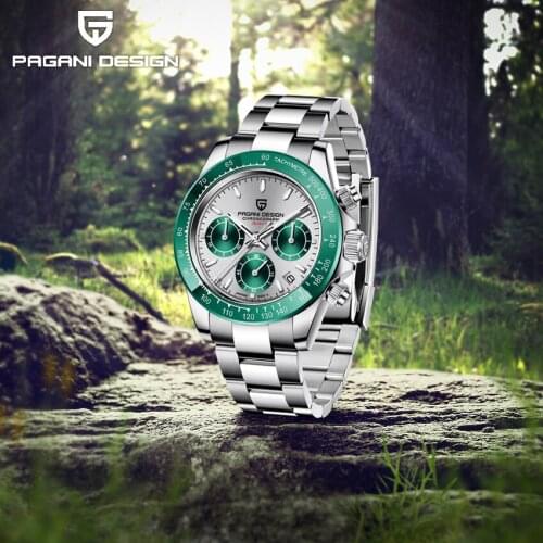 2021 New PAGANI DESIGN Mens Watch Top Brand Luxury Stainless Steel Quartz Watch For Men Casual Luminous Clock Relogio Masculino