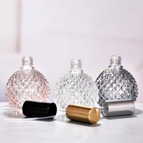 Perfume bottles spray bottle wholesale Glass Perfume Bottle Thick Fragrance Cosmetic Packaging Spray Bottle Refillable Glass