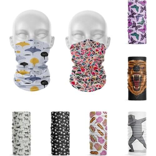 3D Fashion Ring Scarf For Women Magic Bandana Microfiber Seamless Tubular Hijab Neck Face Wrap Sports Scarf Headwear Kerchief