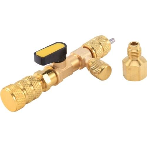 R410A R22 Dual Size SAE Port HVAC Valve Core Removal Installer Tool(No Gas Loss)