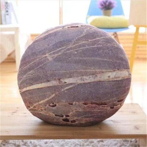 Soft Pillow Sofa Simulated Stone Pebble Stone Pillow For Movie Props Creative Home Decor Pillow Back Cushion Kids Birthday Gifts