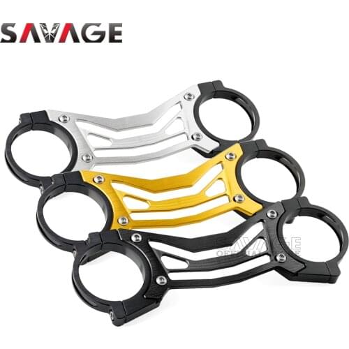 BALANCE SHOCK FRONT FORK BRACE For YAMAHA FZ6 N/S FZ6N FZ6S Fazer FZ6R XJ6 Diversion 2004-2017 Motorcycle Aluminum Stabilizer