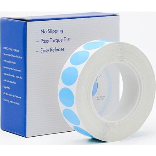 Blue anti-skid film lens processing anti-skid sticker transparent protective film glasses accessories double-sided film