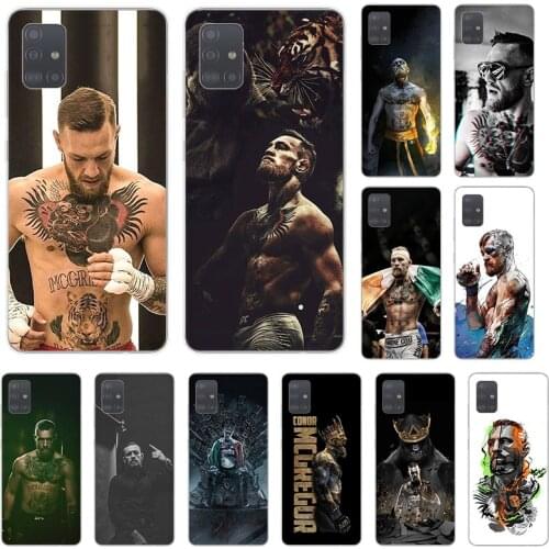 Conor Mcgregor Clear Soft TPU Phone Case For Samsung A31 A41 A51 A10 A42 A21S A22 A72 A52 A71 A11 A50 A70 A20e A30 A40 A12 Cover