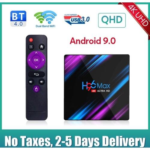 H96 MAX RK3318 QHD TV Box Quad Core Android 9.0 4GB 32G/64G 4K Media Player H96MAX TV BOX Dual Wifi Smart TV 2G 16G Set top box