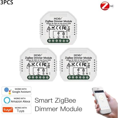 1/2 Way DiY WiFi Smart Dimmer Switch Relay Module Smart Home Smart Life/Tuya APP Remote Control Work With Alexa Google Home 2021
