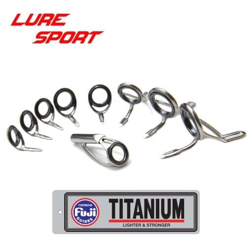 Japan FUJI Titannium Frame SIC ring guide Set T-KGST T-KTSG T-KWSG Rod Building component Repair DIY Accessory