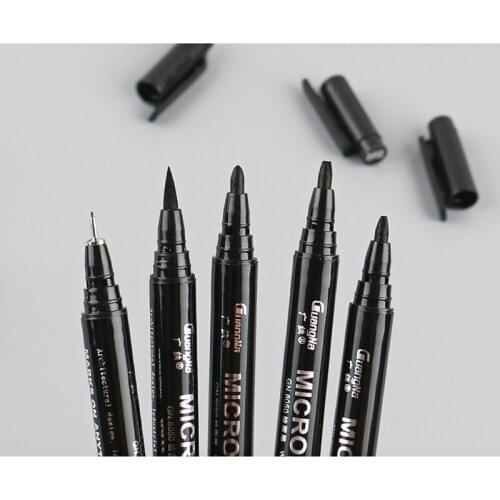 Hot Sale Black Fine Tip Sketch Pen Drawing Line Comic Anime Art Waterproof Painting Pen