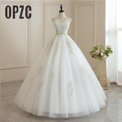 New Style Beautiful Spaghetti Straps Wedding Dress Strapless Luxury Lace Bead Appliques Vestidos De Novia Custom Plus Size Bride