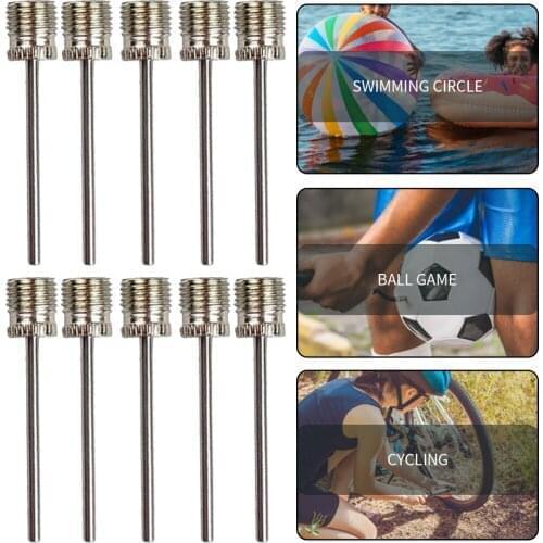 10PC Steel Sport Inflating Gas Needle Pin Easy to carry For Football Ball Air Pump Useful Props