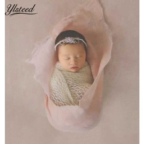 30*100cm Ultrathin Wool Fleece Floral Shape Baby Blanket Newborn Photography Props Soft Basket Filler Stuffer Backdrop Blankets