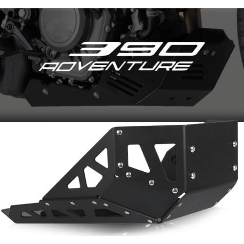 390 ADVENTURE Black Motorcycle Accessories Aluminum Skid Plate Bash Frame Guard Protector Parts For 390ADVENTURE 390ADV 2019-21