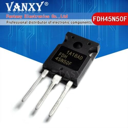 5PCS FDH45N50F TO247 45N50F TO-247 FDH45N50
