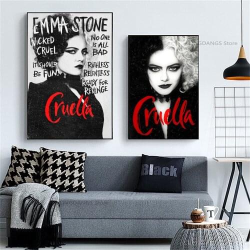 5d Diy Diamond Painting Disney Modern Bad Girl Cruella Anime Cartoon Diamond Mosaic Embroidery Cross Stitch Kits Home Decor Gift