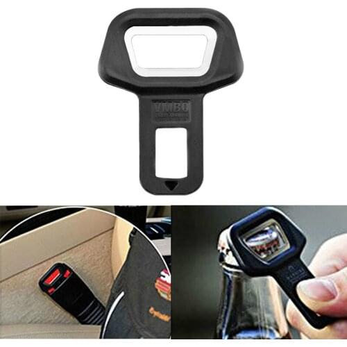 Vehicle-mounted Bottle Openers Car Seat Belt Buckle for Mitsubishi Lancer 10 Outlander 3 ASX Ford Mondeo mk4 Focus 2 3 mk2 mk3