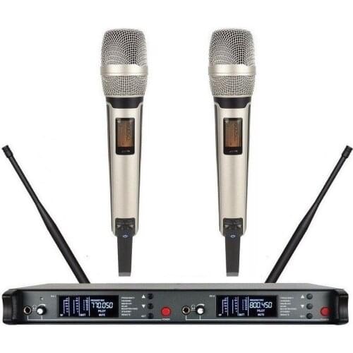 Bolymic 200 Channels uhf Wireless System Microphone Handheld for Sennheiser Church Mic