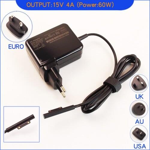 15V 4A Laptop AC Adapter Power Supply Battery Charger For Microsoft Surface Book Pro 3 Pro 4 Tablet 1706