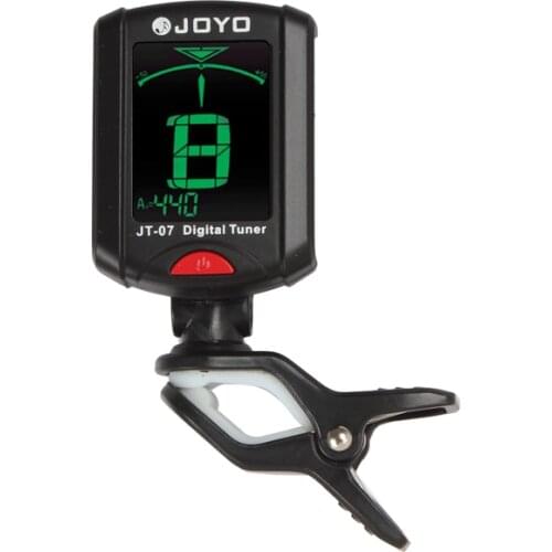 JOYO JMT-07 LCD Screen Clip on Digital Guitar Tuner Rotated 360 Degree For Chromatic/Guitar/Bass/Violin/Ukulele