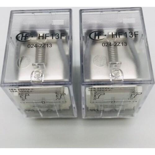 HF13F-024-2Z13 24VDC 10A 250VAC relays