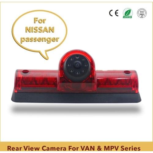 HD 720P 3rd Brake Light Camera for Transporter Nissan NV Passenger Cargo Van 2009-2019 Misayaee Rear View Backup Reverse Camera