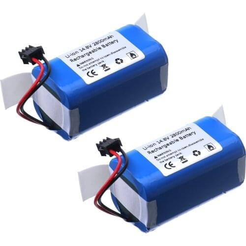 1-4pcs 14.4V 2800mAh Li-ion battery for Conga Excellence 990 1090 Ecovacs Deebot N79 N79S DN622 Eufy RoboVac 11 11S RoboVac 30
