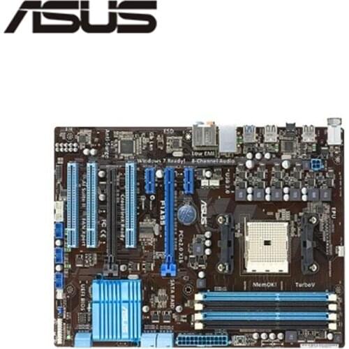 For ASUS F1A55 Motherboard Socket FM1 DDR3 For AMD A55M A55 Original Desktop Mainboard SATA II Used Mainboard