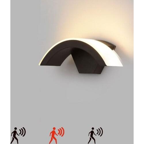 12W LED Outdoor Waterproof Walkway Front Door Garden Porch Wall Light Modern Indoor Corridor Wall Lighting Light Fixture