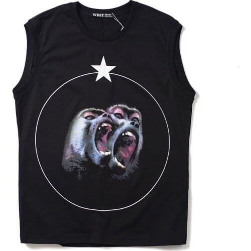 Novelty New High 2020 Men Fashion Shirts Classic star orangutan Hip Hop Skateboard Street Cotton Tee Tank Tops Dog #200