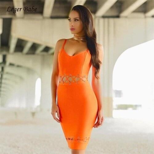 New Women Bandage Dress Criss Cross Lace Up Hollow Out Spaghetti Strap Without Sleeve Evening Party Lady Dresses Veatidos